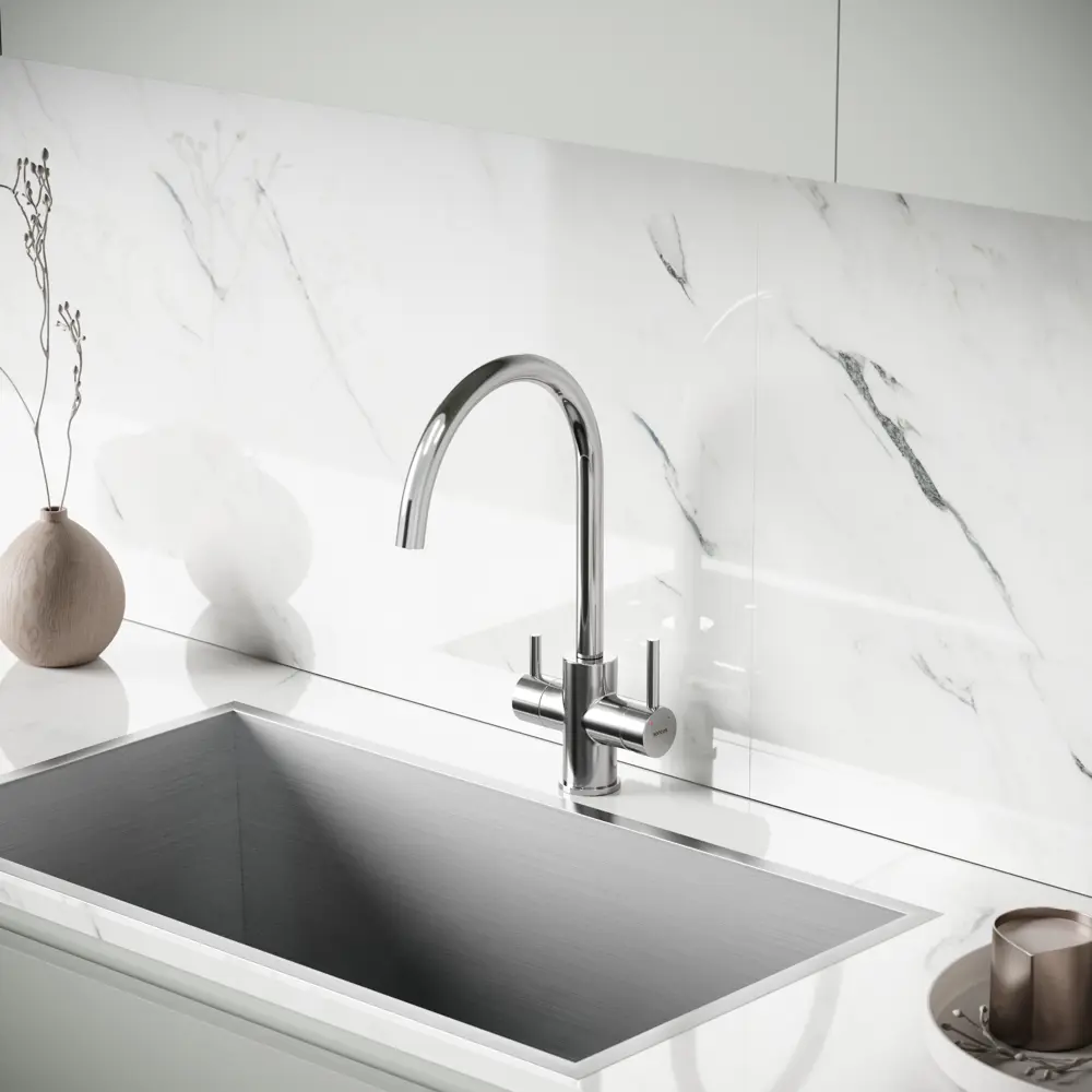 Фото 5 Смеситель для кухни Sancos SC4012BN поворотный излив 25 см цвет брашированный никель Фото 5 Смеситель для кухни Sancos SC4012BN поворотный излив 25 см цвет брашированный никель