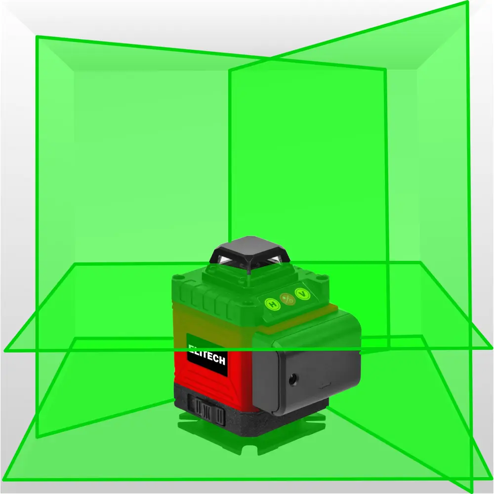 Фото 2 Нивелир лазерный Elitech 16Л-ЗЕЛ зеленый луч, 25 м Фото 2 Нивелир лазерный Elitech 16Л-ЗЕЛ зеленый луч, 25 м