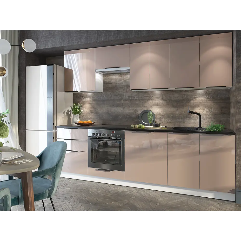 Фото 3 Напольный шкаф Beneli Color 80x82x57.6 см ЛДСП цвет капучино