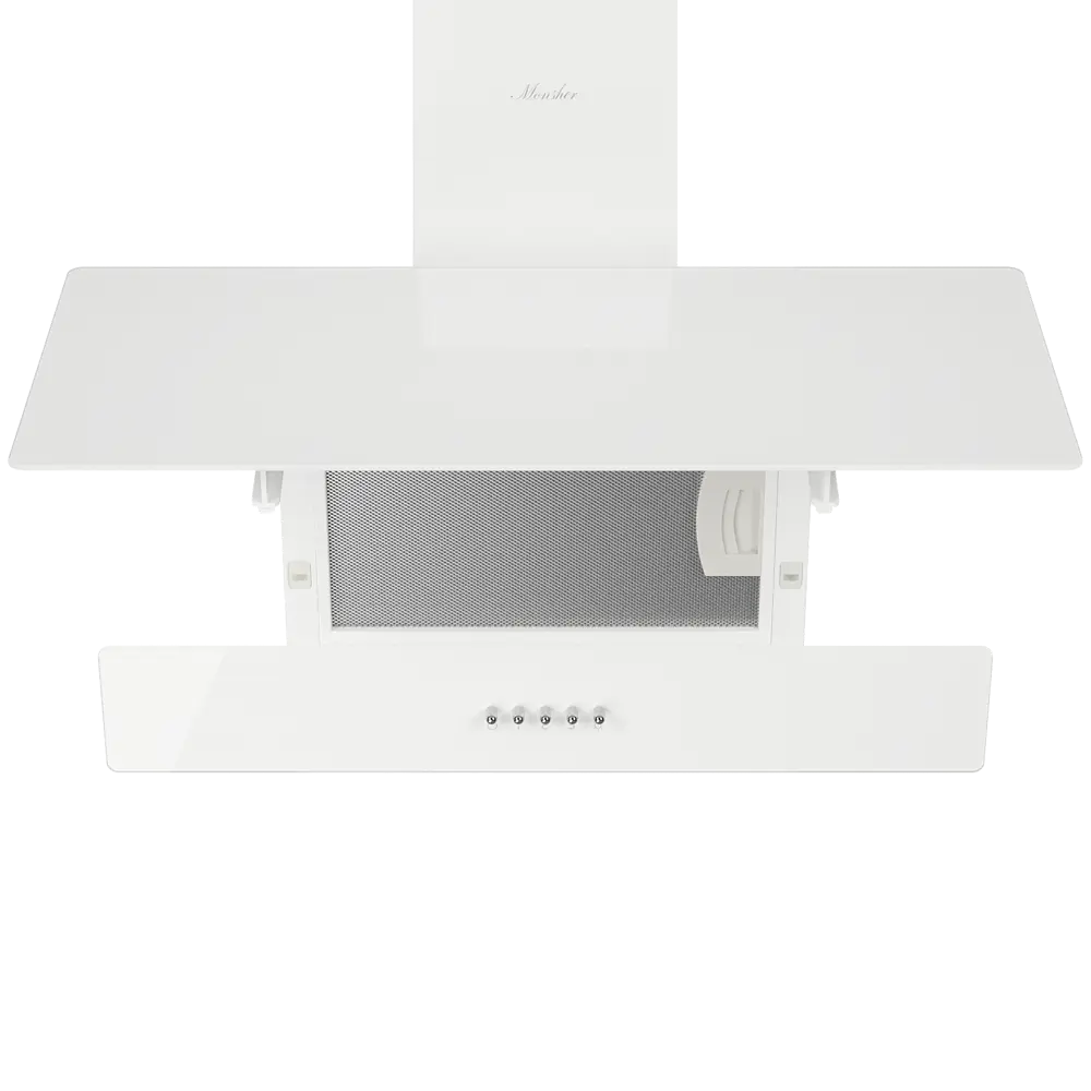 Фото 4 Вытяжка Monsher ROUEN 60 Blanc Verre 59.5 см цвет белый Фото 4 Вытяжка Monsher ROUEN 60 Blanc Verre 59.5 см цвет белый