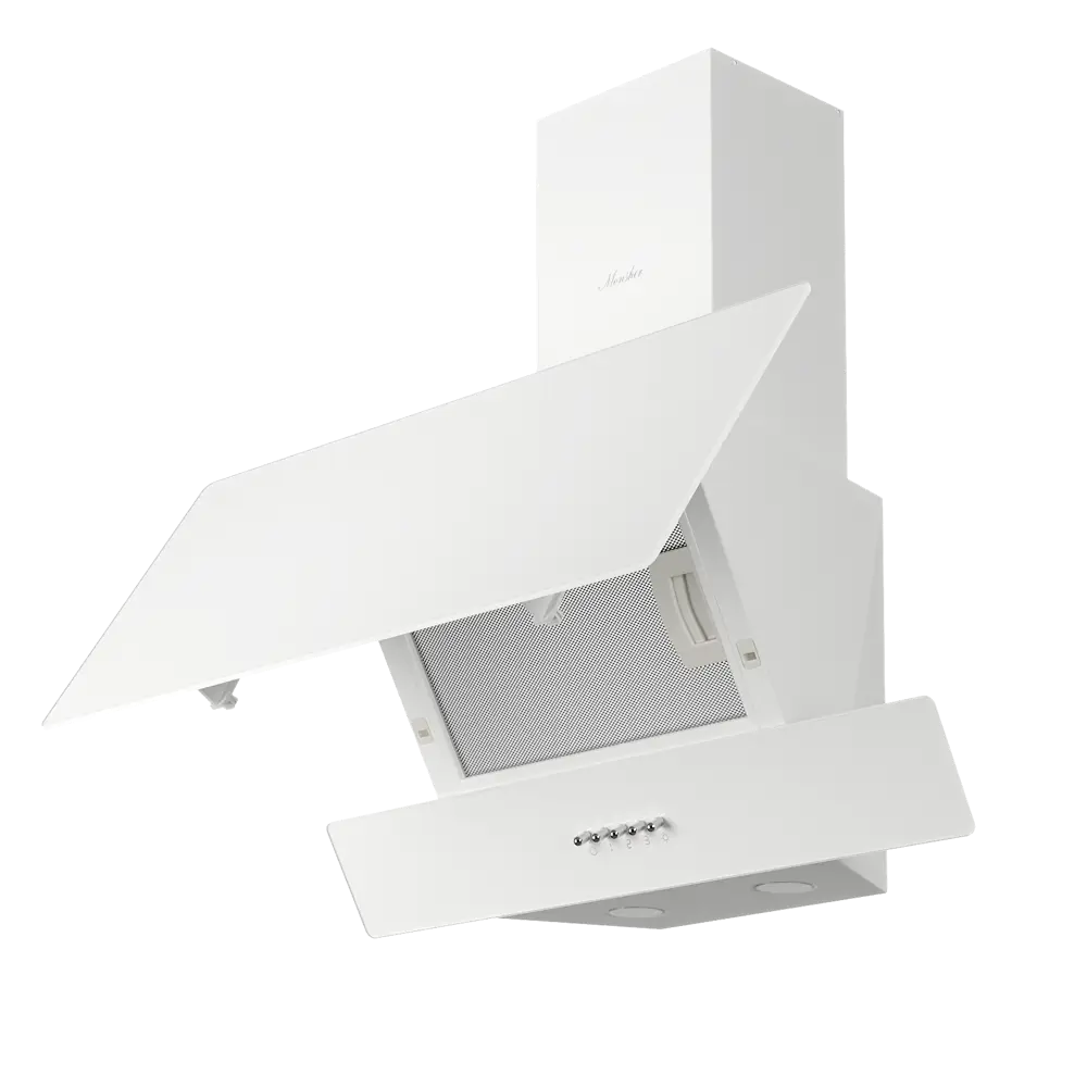 Фото 6 Вытяжка Monsher ROUEN 60 Blanc Verre 59.5 см цвет белый Фото 6 Вытяжка Monsher ROUEN 60 Blanc Verre 59.5 см цвет белый