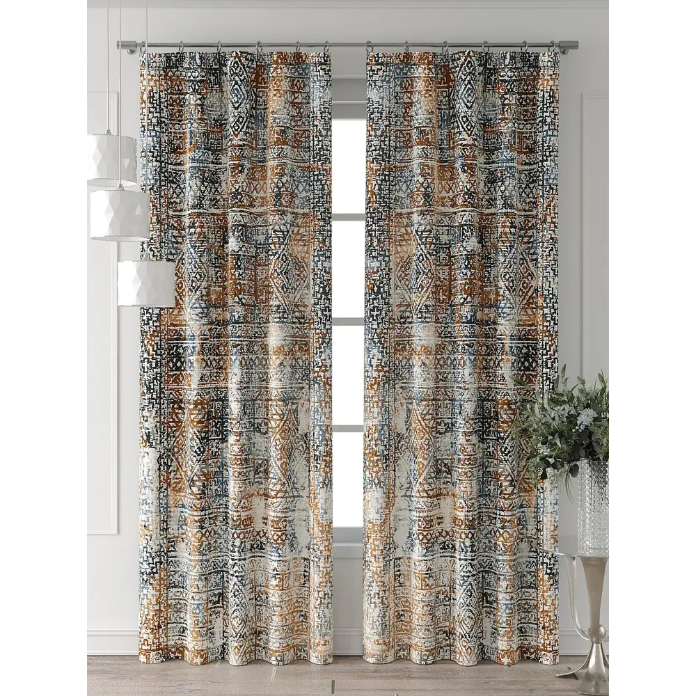 Фото 2 Комплект штор Comfy way Форнерс - 774 - 260 см CW709774260-260 на шторной ленте 260x150 см цвет бежевый Фото 2 Комплект штор Comfy way Форнерс - 774 - 260 см CW709774260-260 на шторной ленте 260x150 см цвет бежевый