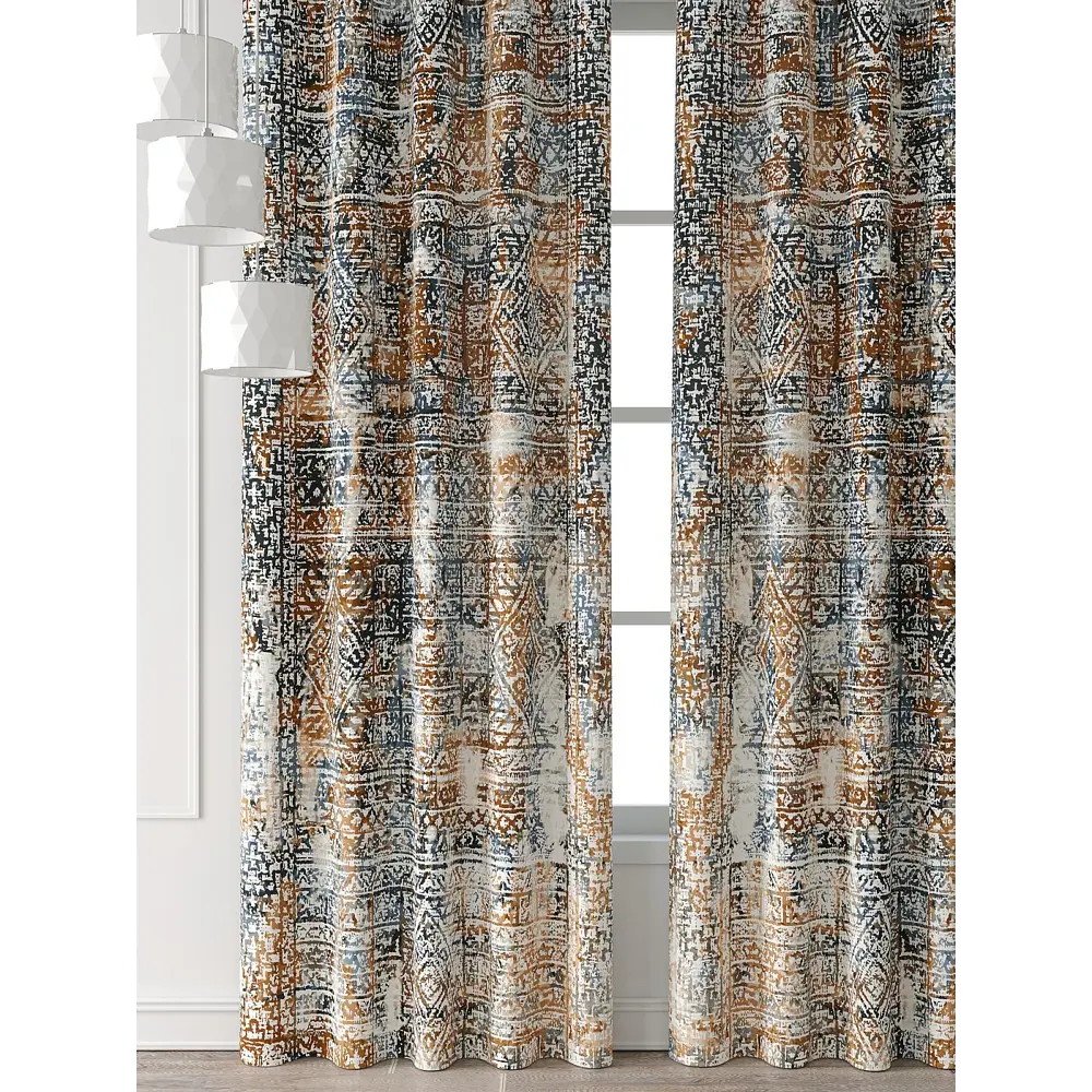 Фото 6 Комплект штор Comfy way Форнерс - 774 - 260 см CW709774260-260 на шторной ленте 260x150 см цвет бежевый