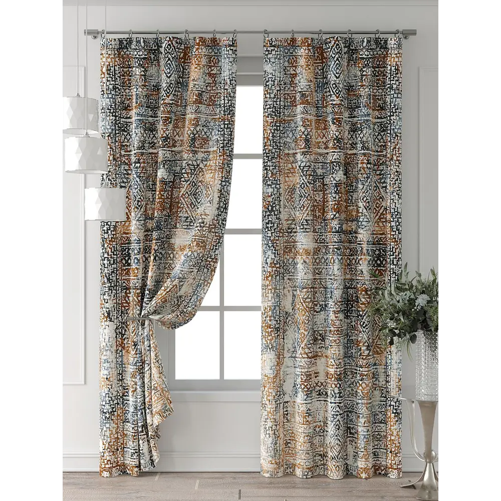 Фото 7 Комплект штор Comfy way Форнерс - 774 - 260 см CW709774260-260 на шторной ленте 260x150 см цвет бежевый Фото 7 Комплект штор Comfy way Форнерс - 774 - 260 см CW709774260-260 на шторной ленте 260x150 см цвет бежевый