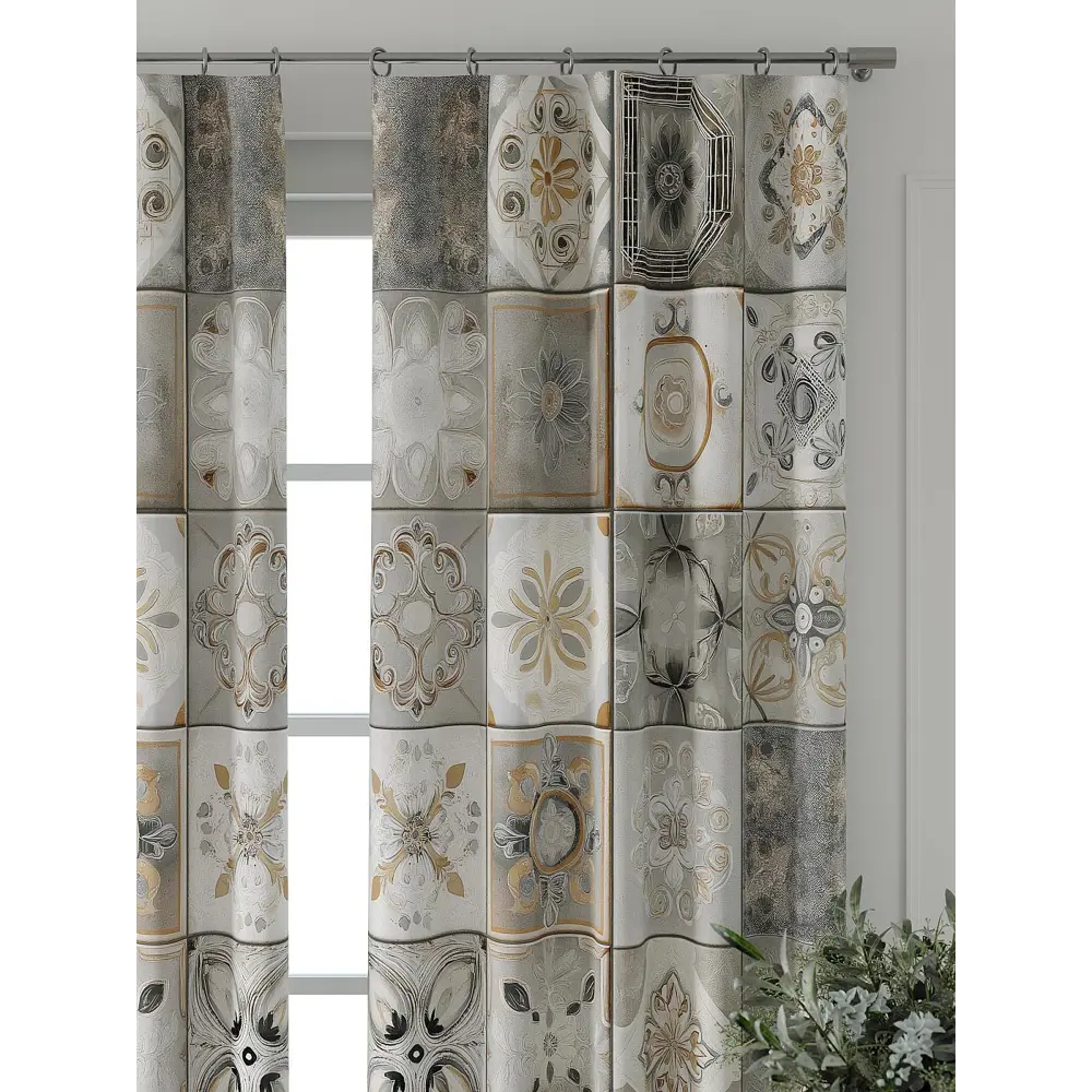 Фото 5 Комплект штор Comfy way Форнерс - 775 - 260 см CW709775260-260 на шторной ленте 260x150 см цвет бежевый