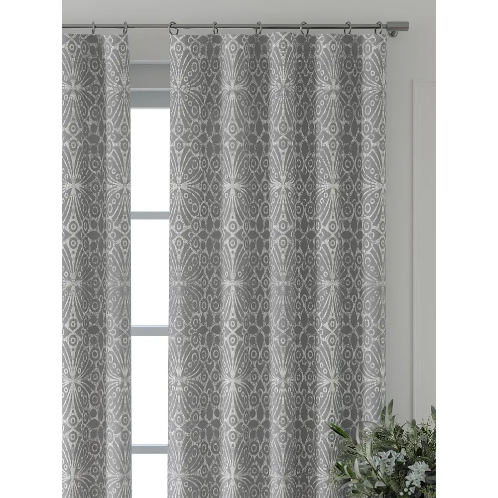 Фото 5 Комплект штор Comfy way Форнерс - 755 - 240 см CW709755240-240 на шторной ленте 240x150 см цвет серый