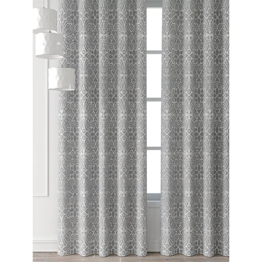 Фото 6 Комплект штор Comfy way Форнерс - 755 - 240 см CW709755240-240 на шторной ленте 240x150 см цвет серый