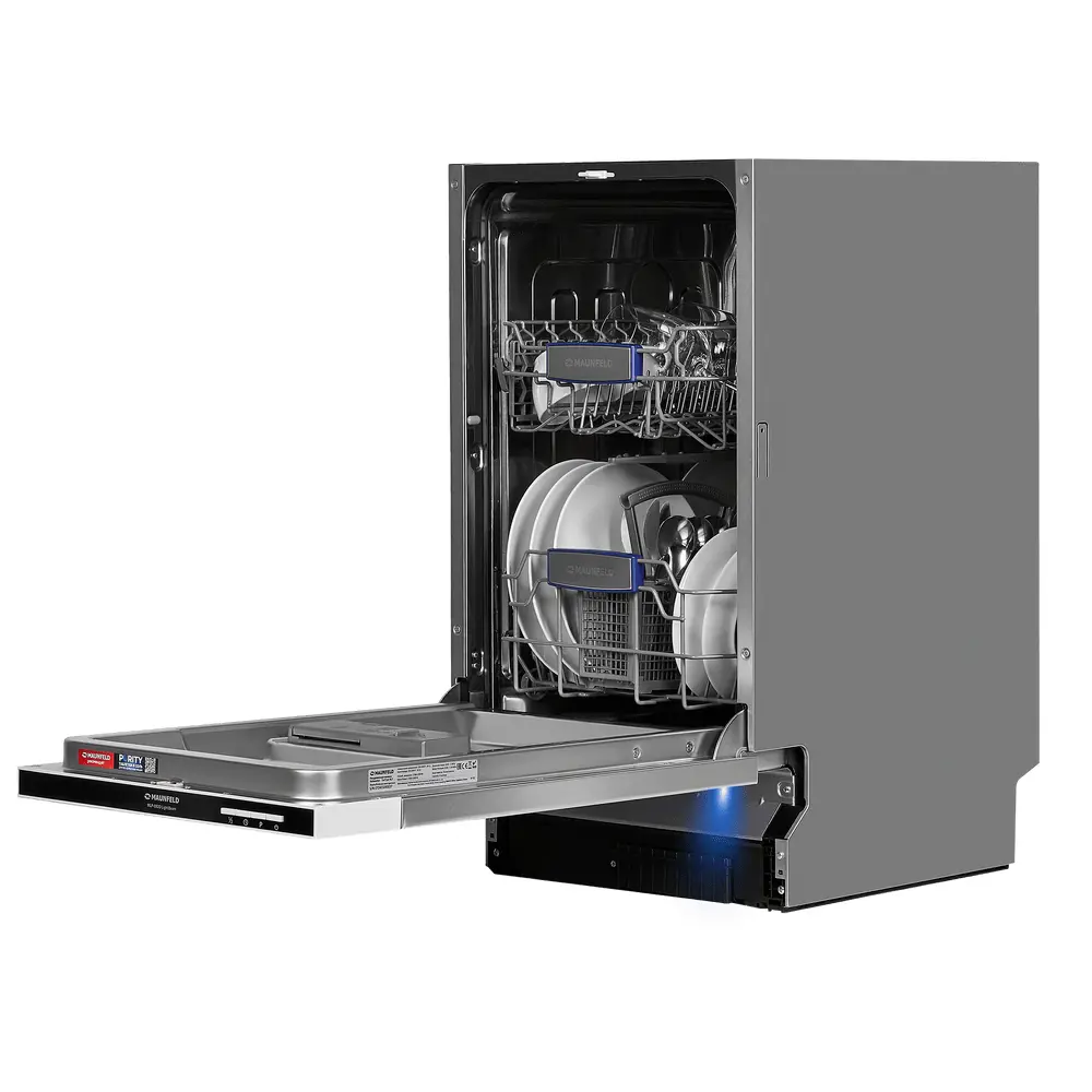 Фото 8 Встраиваемая посудомоечная машина Maunfeld MLP-082D Light Beam 44.8 см 6 программ цвет белый