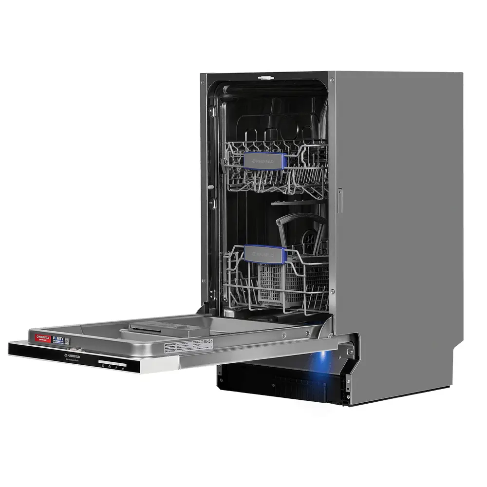 Фото 6 Встраиваемая посудомоечная машина Maunfeld MLP-082D Light Beam 44.8 см 6 программ цвет белый