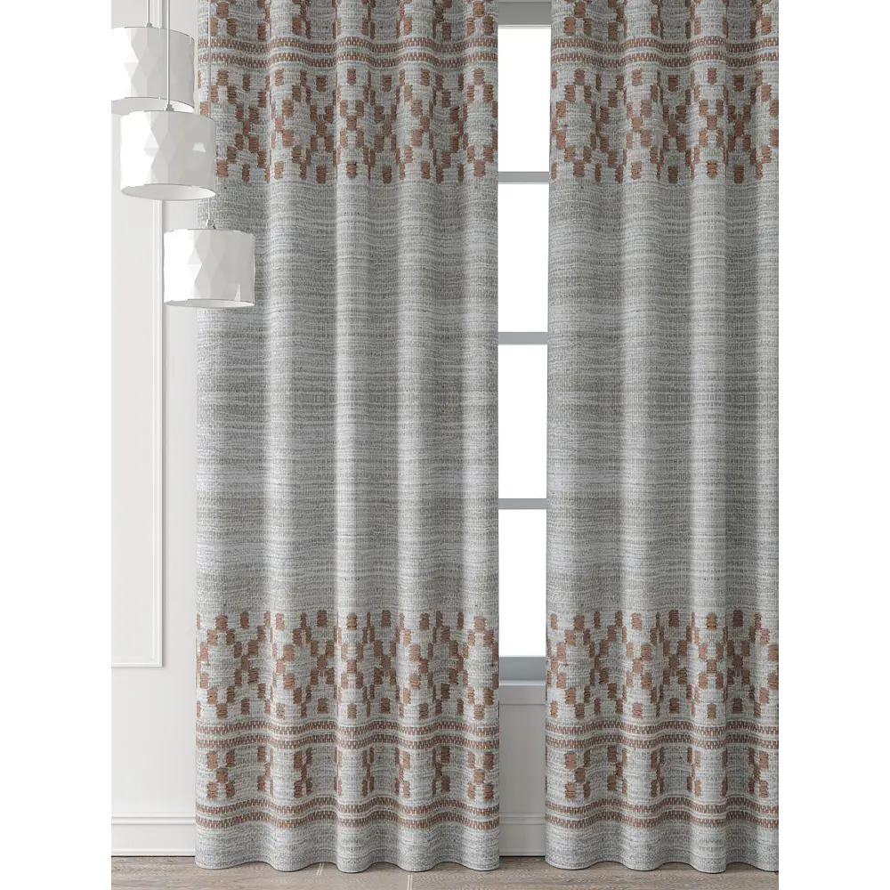 Фото 6 Комплект штор Comfy way Форнерс - 786 - 240 см CW709786240-240 на шторной ленте 240x150 см цвет коричневый Фото 6 Комплект штор Comfy way Форнерс - 786 - 240 см CW709786240-240 на шторной ленте 240x150 см цвет коричневый