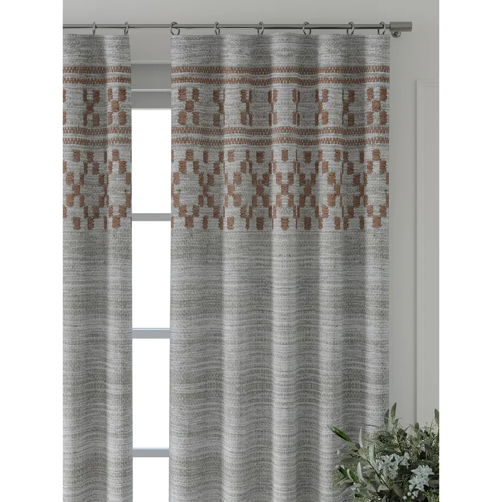 Фото 5 Комплект штор Comfy way Форнерс - 786 - 240 см CW709786240-240 на шторной ленте 240x150 см цвет коричневый