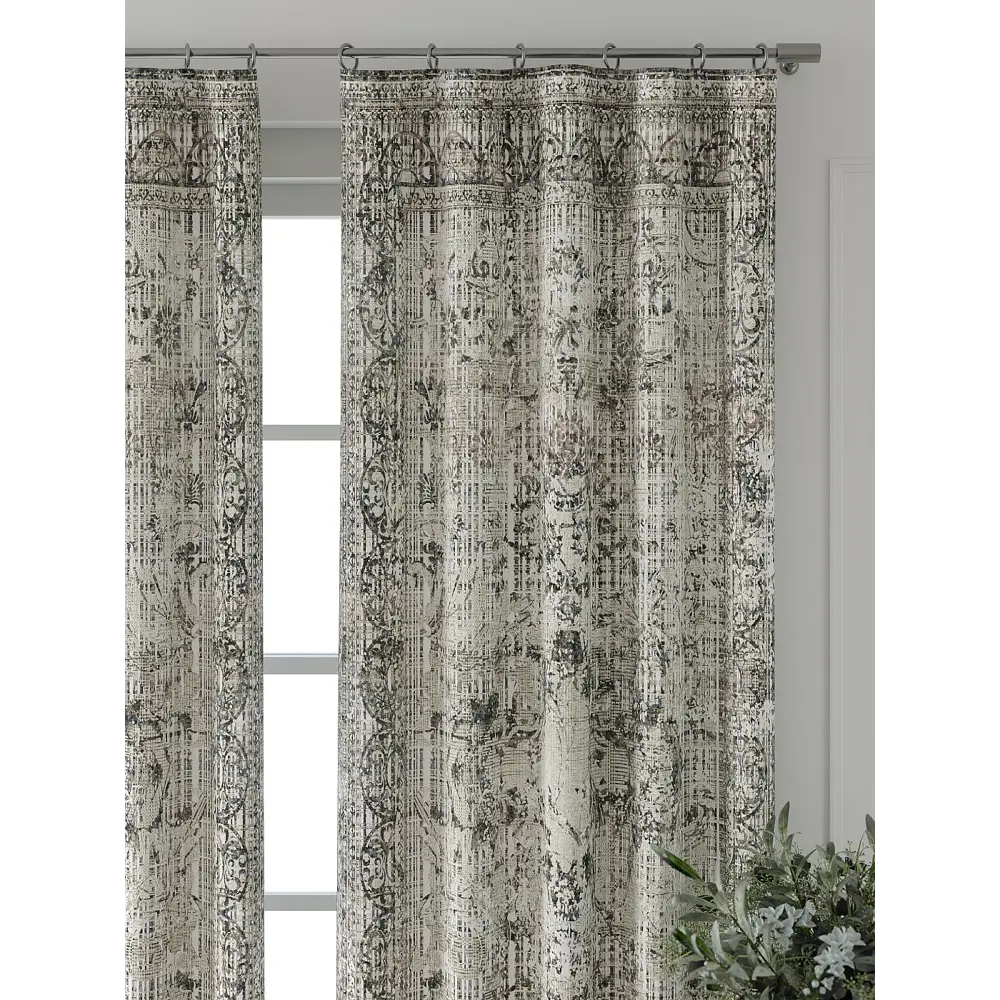 Фото 5 Комплект штор Comfy way Форнерс - 792 - 240 см CW709792240-240 на шторной ленте 240x150 см цвет бежевый