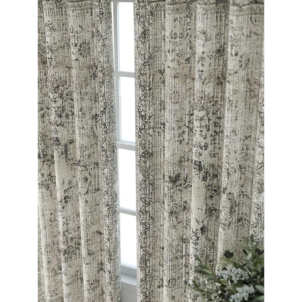 Фото 3 Комплект штор Comfy way Форнерс - 792 - 240 см CW709792240-240 на шторной ленте 240x150 см цвет бежевый