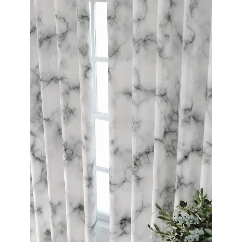 Фото 6 Комплект штор Comfy way Форнерс - 926 - 260 см CW709926260-260 на шторной ленте 260x150 см цвет белый