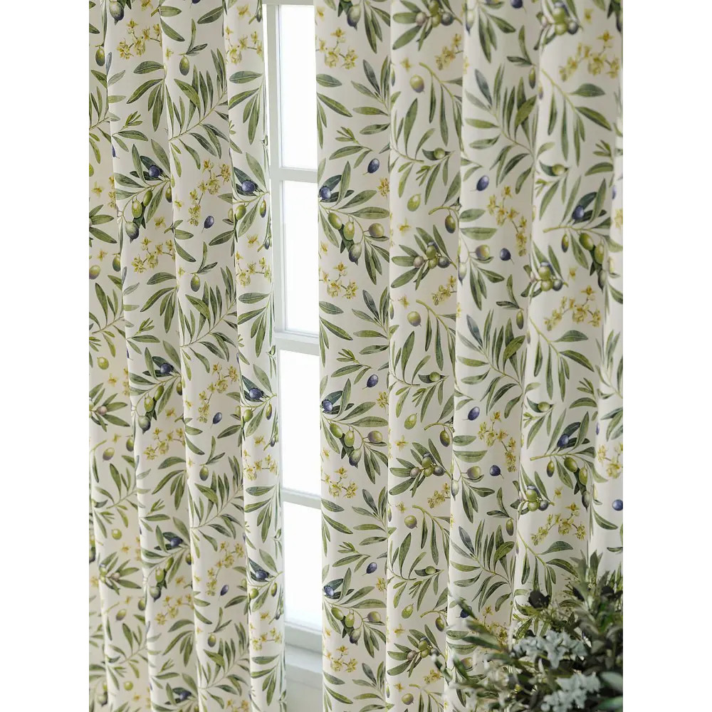 Фото 6 Комплект штор Comfy way Форнерс - 947 - 260 см CW709947260-260 на шторной ленте 260x150 см цвет зеленый