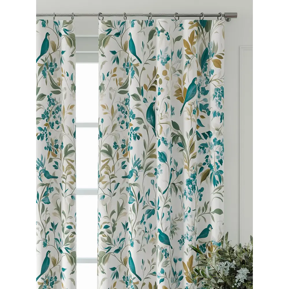 Фото 5 Комплект штор Comfy way Форнерс - 962 - 240 см CW709962240-240 на шторной ленте 240x150 см цвет бежевый