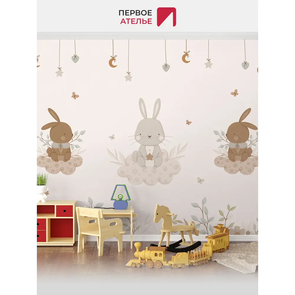 Фото 3 Фотообои флизелиновые Первое ателье Мать и дитя 300x250 см