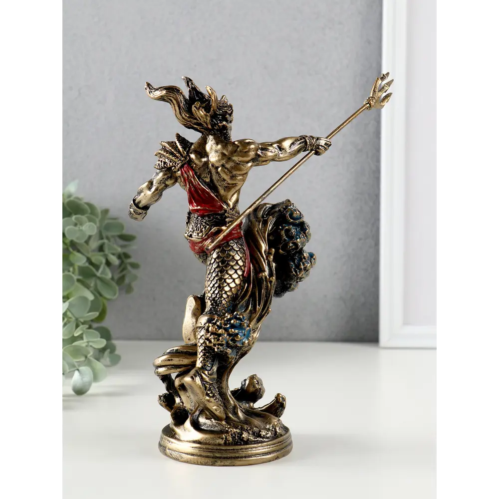 Фото 3 Декоративный предмет Сима-ленд Посейдон с трезубцем