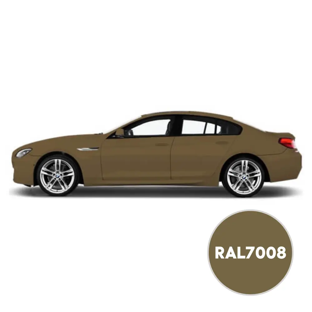 Фото 4 Грунт-эмаль по металлу 3 в 1 Kovali матовая серое хаки RAL 7008 0.8кг