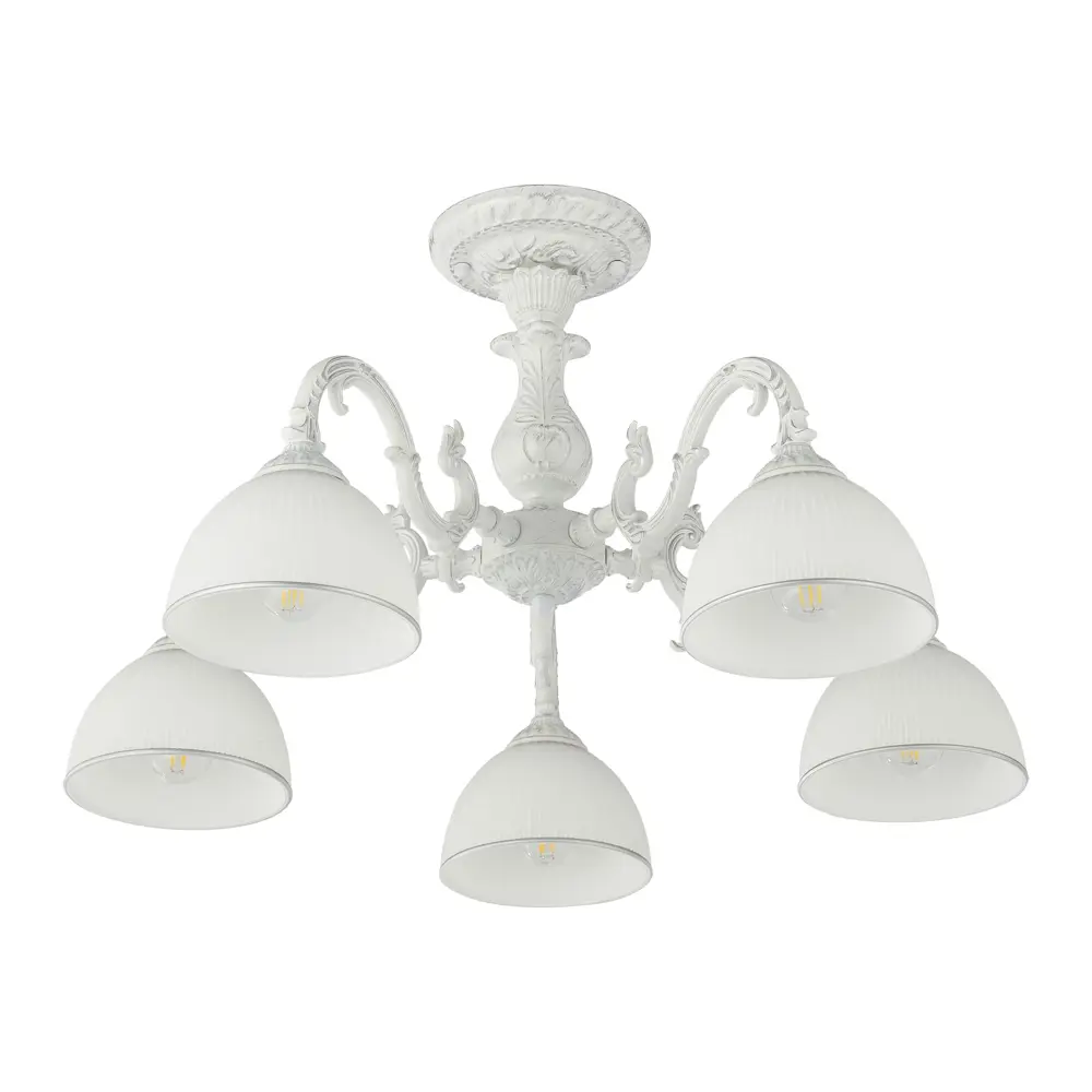 Фото Люстра потолочная Arte Milano Am346410 346410/5 wt+sl 5 ламп 10 м² цвет белый Фото Люстра потолочная Arte Milano Am346410 346410/5 wt+sl 5 ламп 10 м² цвет белый