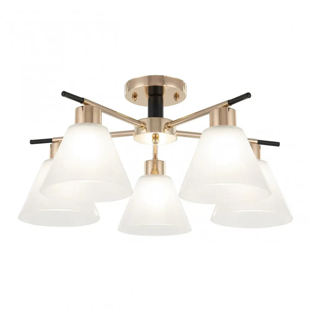 Фото Люстра потолочная Arte Milano Napoli-322119 322119/5 fg+bk 5 ламп 10 м² цвет золото Фото Люстра потолочная Arte Milano Napoli-322119 322119/5 fg+bk 5 ламп 10 м² цвет золото