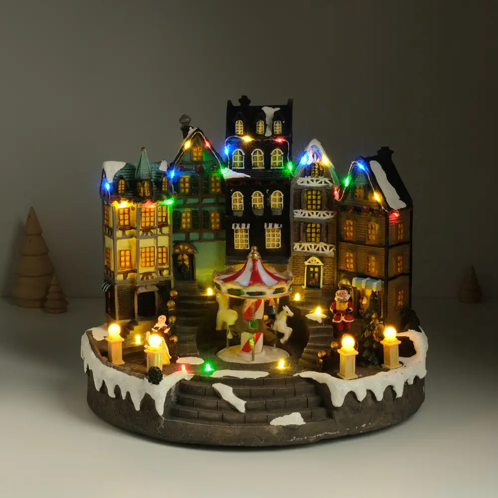 Фото Электрическая светящаяся фигура Сима-Ленд 10338286 Праздник в городе 31x20x27.5 см Фото Электрическая светящаяся фигура Сима-Ленд 10338286 Праздник в городе 31x20x27.5 см