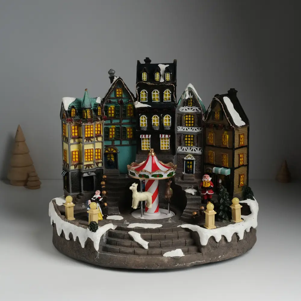 Фото 3 Электрическая светящаяся фигура Сима-Ленд 10338286 Праздник в городе 31x20x27.5 см Фото 3 Электрическая светящаяся фигура Сима-Ленд 10338286 Праздник в городе 31x20x27.5 см