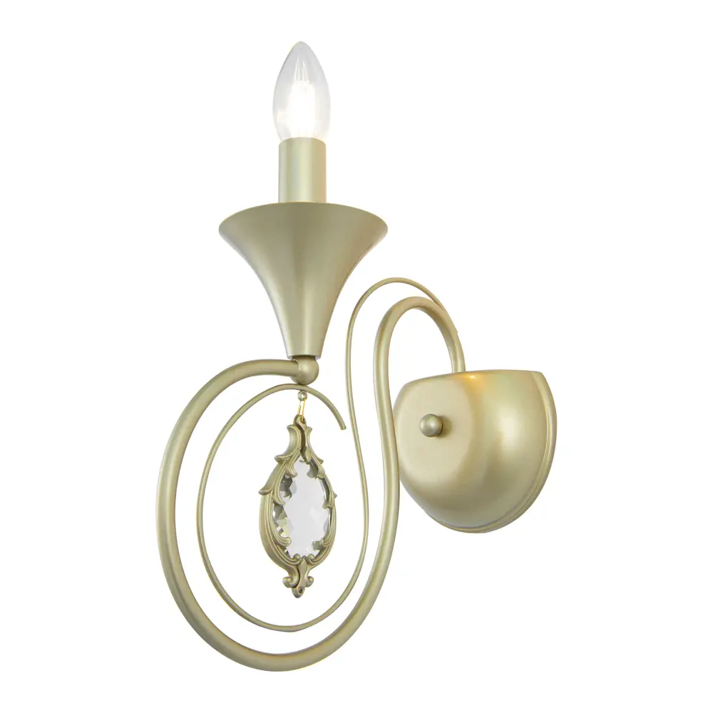 Фото Настенный светильник Arte Milano AM349920 40Вт E14 бежевый 349920/1W CG Фото Настенный светильник Arte Milano AM349920 40Вт E14 бежевый 349920/1W CG