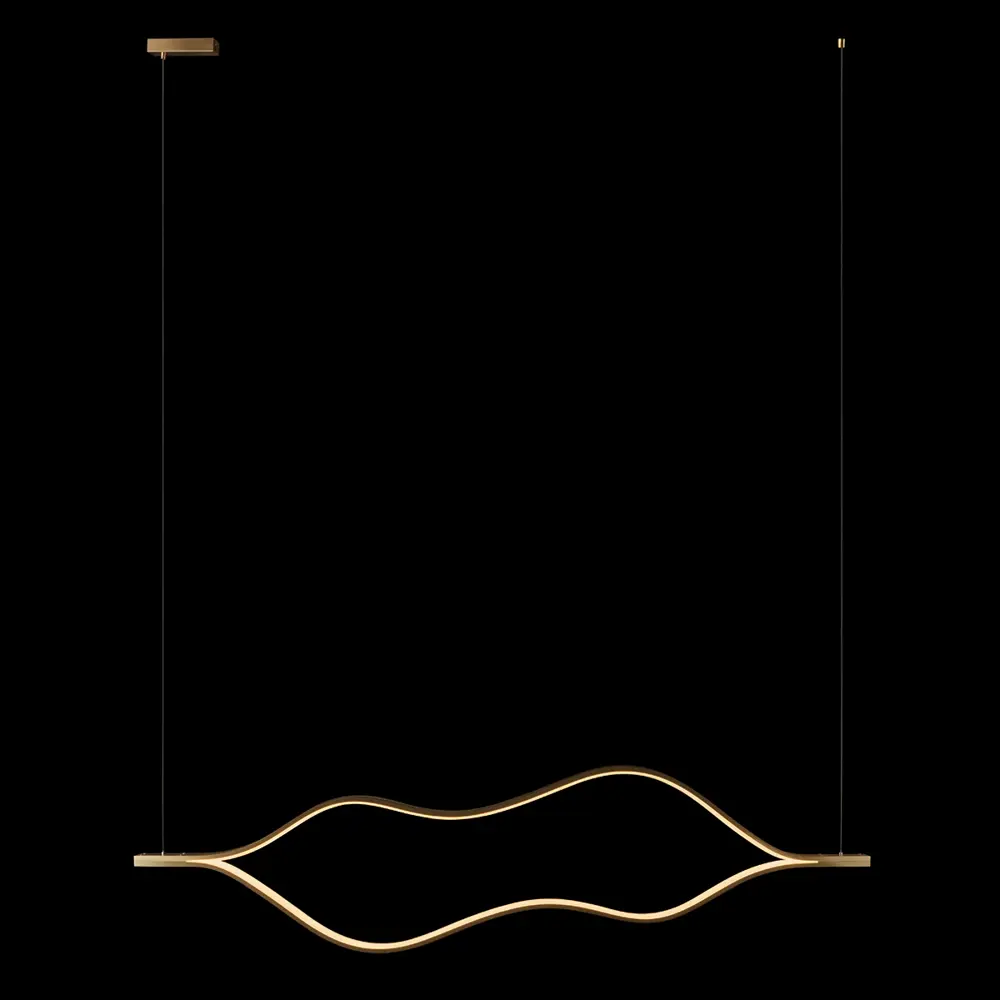 Фото 2 Светильник подвесной светодиодный Loft It Tape light Lf_10403_1600_ab 15 м² теплый белый свет цвет бронза Фото 2 Светильник подвесной светодиодный Loft It Tape light Lf_10403_1600_ab 15 м² теплый белый свет цвет бронза