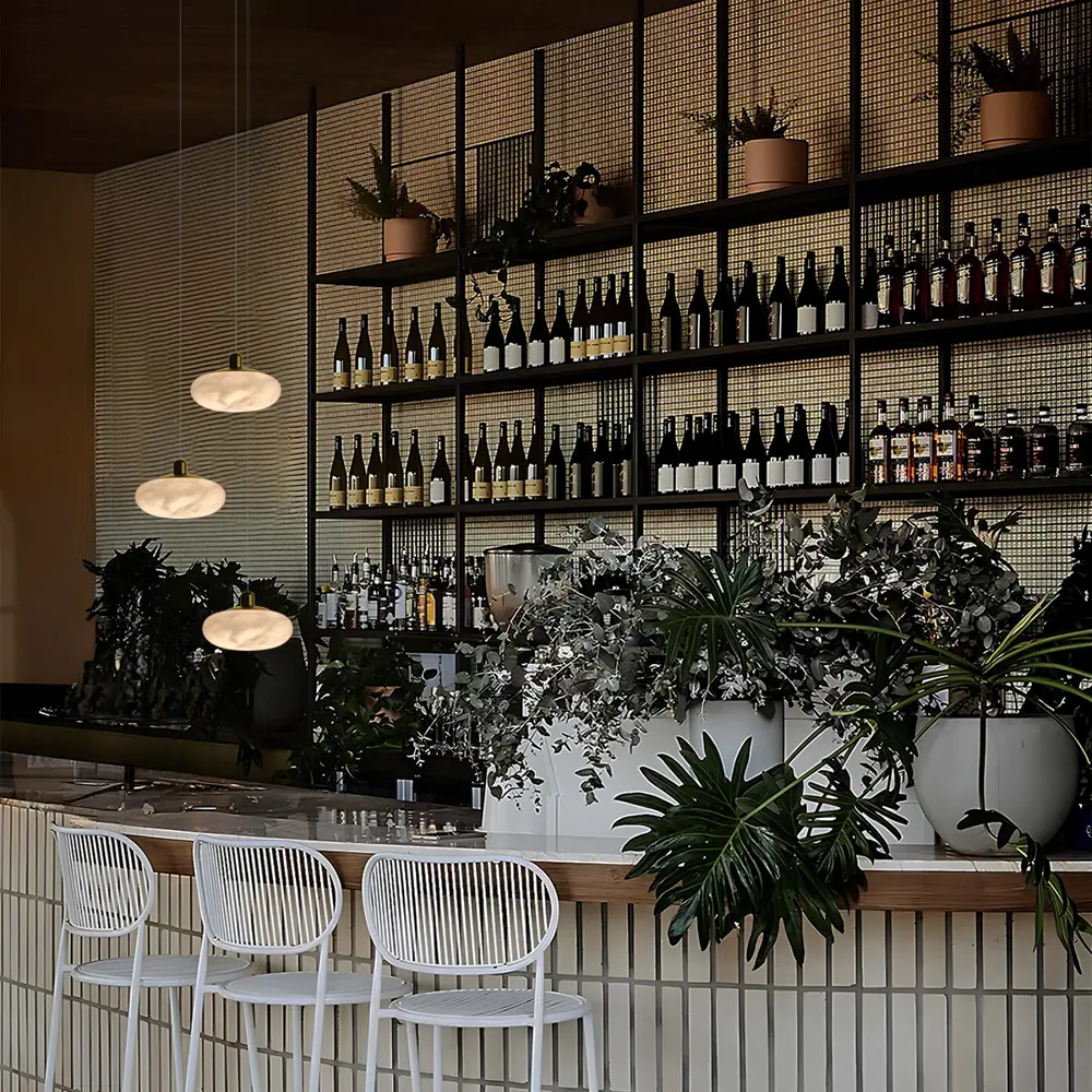 Фото 5 Светильник подвесной светодиодный Loft It Galet Lf_10409_s 1 м² теплый белый свет цвет белый/бронза Фото 5 Светильник подвесной светодиодный Loft It Galet Lf_10409_s 1 м² теплый белый свет цвет белый/бронза