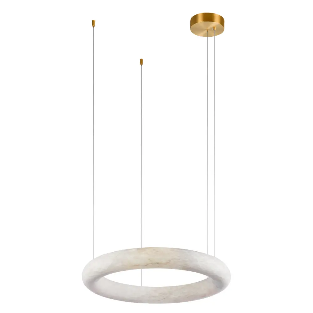 Фото Светильник подвесной светодиодный Loft It Oslo Lf_10407_600 13 м² теплый белый свет цвет белый/бронза