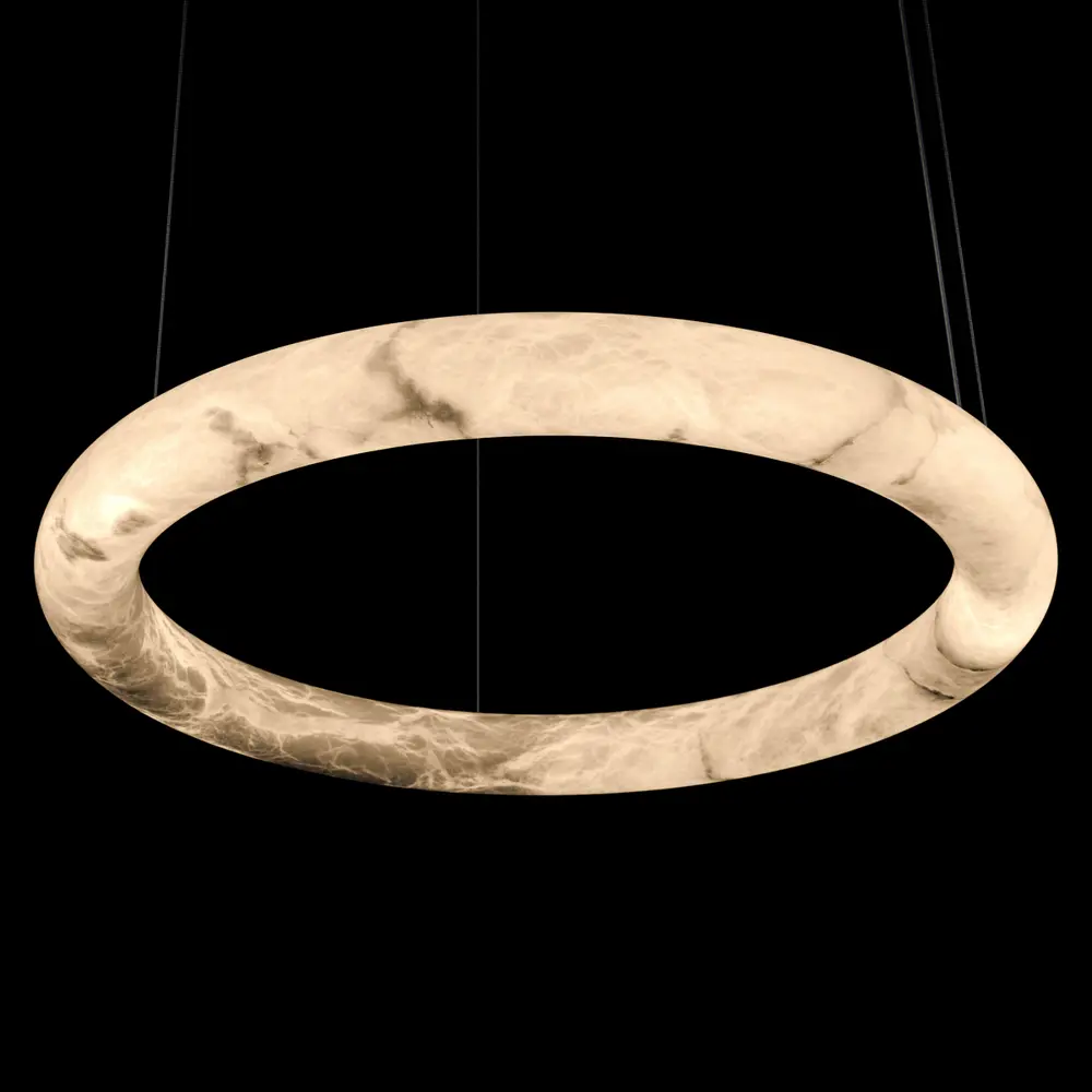 Фото 6 Светильник подвесной светодиодный Loft It Oslo Lf_10407_800 18 м² теплый белый свет цвет белый/бронза