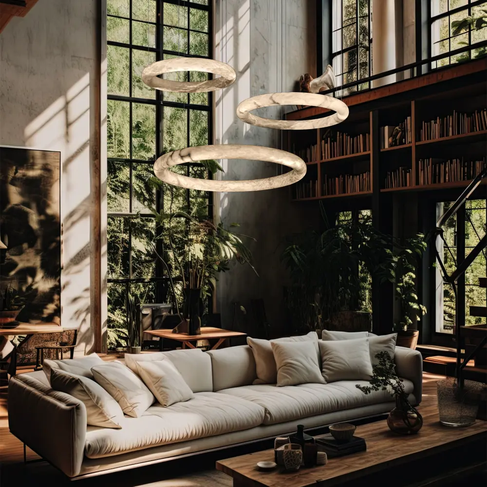 Фото 10 Светильник подвесной светодиодный Loft It Oslo Lf_10407_800 18 м² теплый белый свет цвет белый/бронза Фото 10 Светильник подвесной светодиодный Loft It Oslo Lf_10407_800 18 м² теплый белый свет цвет белый/бронза