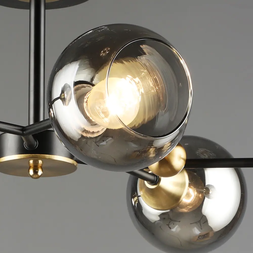 Фото 3 Потолочная люстра Reluce RLC_01070-0.3-06 BK+COP Фото 3 Потолочная люстра Reluce RLC_01070-0.3-06 BK+COP