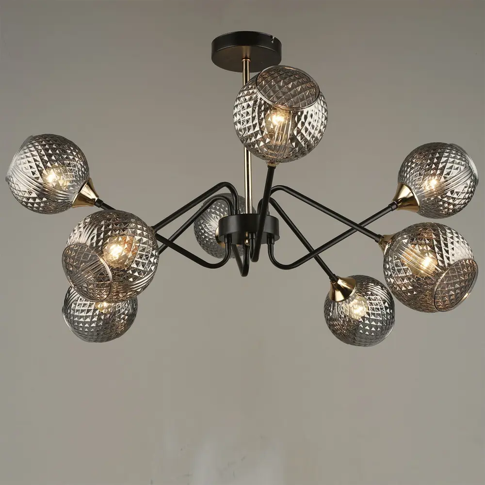 Фото Потолочная люстра Reluce 04898-0.3-08 COFFEE+FGD