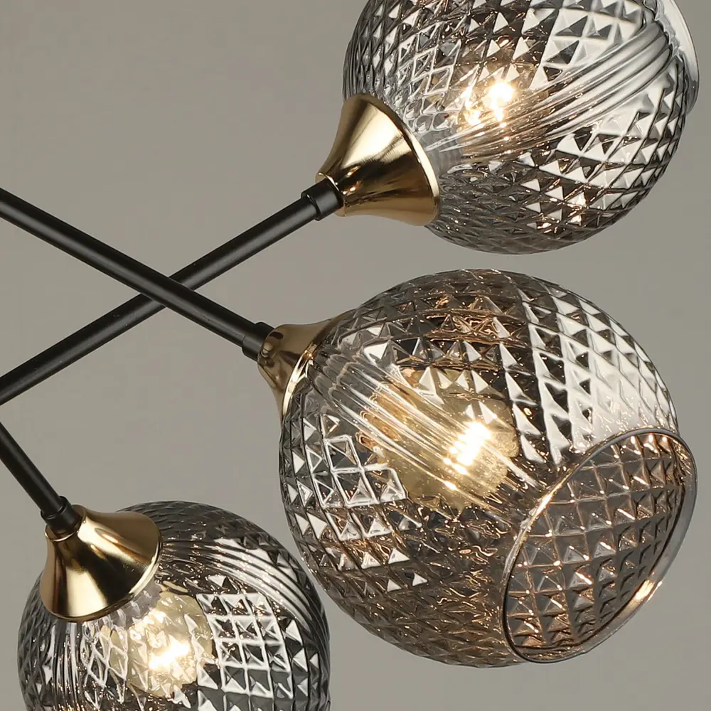 Фото 3 Потолочная люстра Reluce 04898-0.3-08 COFFEE+FGD