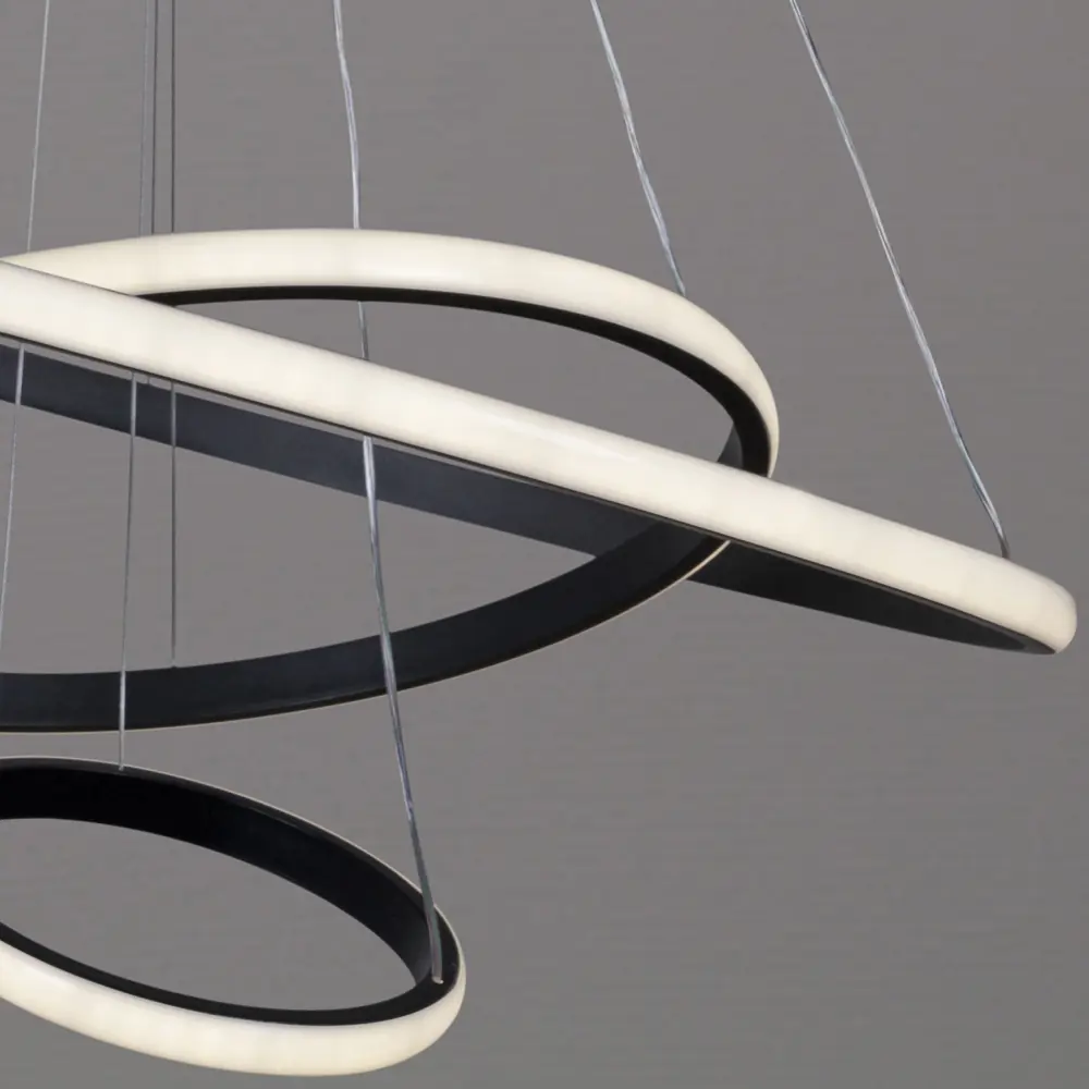 Фото 4 Светильник подвесной светодиодный Reluce RLC_99001-0.9-03_BK 16 м² регулируемый белый свет цвет черный Фото 4 Светильник подвесной светодиодный Reluce RLC_99001-0.9-03_BK 16 м² регулируемый белый свет цвет черный