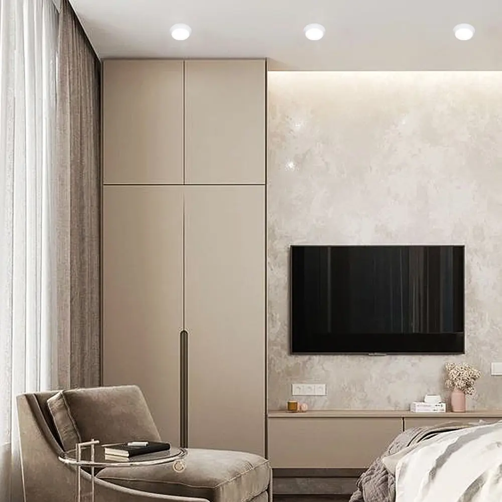 Фото 6 Светильник точечный встраиваемый Reluce 53005-9.0-001rld gx53 wt под отверстие 90 мм GX53 цвет белый Фото 6 Светильник точечный встраиваемый Reluce 53005-9.0-001rld gx53 wt под отверстие 90 мм GX53 цвет белый