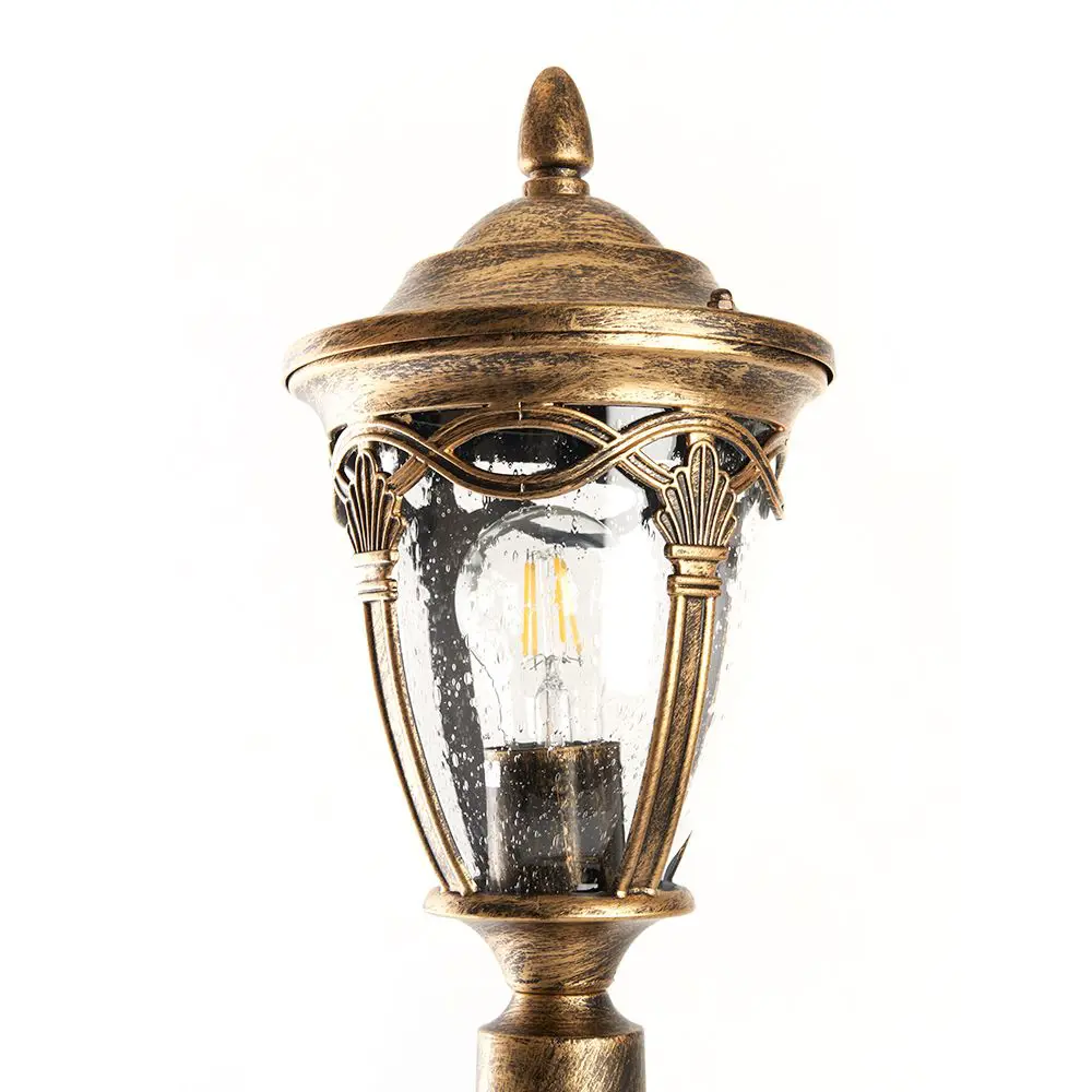 Фото 2 Фонарный столб уличный Feron Будапешт Fe_11695 60 Вт 106 см IP44 цвет золотой Фото 2 Фонарный столб уличный Feron Будапешт Fe_11695 60 Вт 106 см IP44 цвет золотой