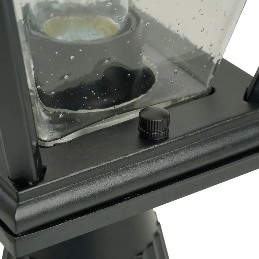 Фото 4 Фонарный столб уличный Feron Бильбао Fe_51275 60 Вт 48 см IP44 цвет черный Фото 4 Фонарный столб уличный Feron Бильбао Fe_51275 60 Вт 48 см IP44 цвет черный