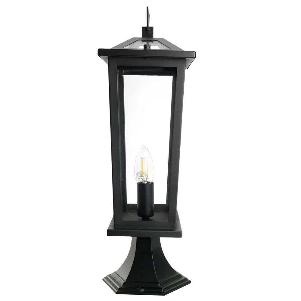 Фото 4 Фонарный столб уличный Feron Катания Fe_51280 60 Вт 48.2 см IP44 цвет черный Фото 4 Фонарный столб уличный Feron Катания Fe_51280 60 Вт 48.2 см IP44 цвет черный