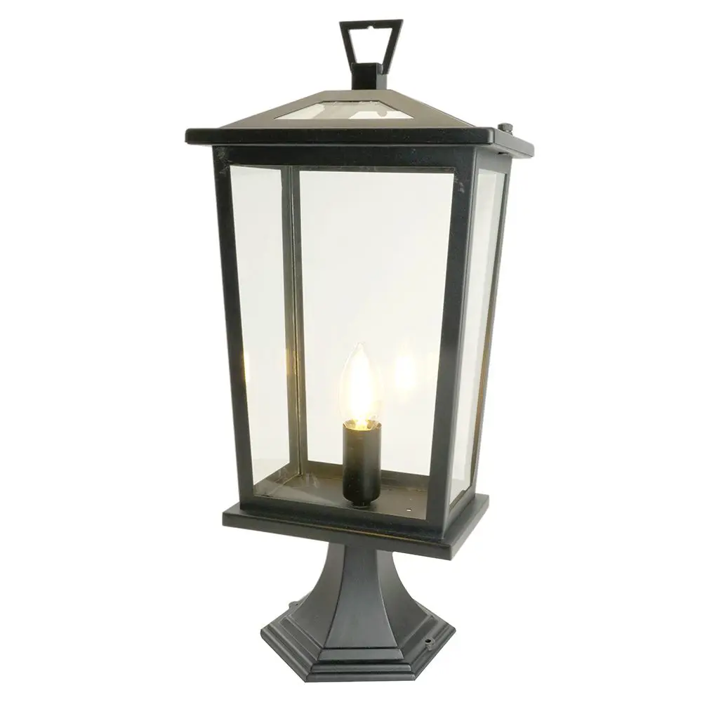 Фото 2 Фонарный столб уличный Feron Катания Fe_51280 60 Вт 48.2 см IP44 цвет черный Фото 2 Фонарный столб уличный Feron Катания Fe_51280 60 Вт 48.2 см IP44 цвет черный