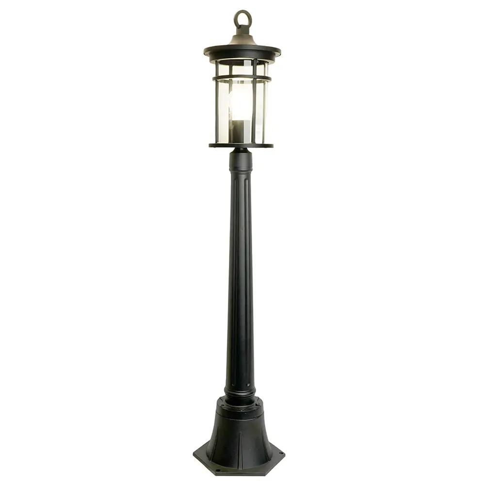 Фото 2 Фонарный столб уличный Feron Турин Fe_51820 60 Вт 101.5 см IP44 цвет черный Фото 2 Фонарный столб уличный Feron Турин Fe_51820 60 Вт 101.5 см IP44 цвет черный