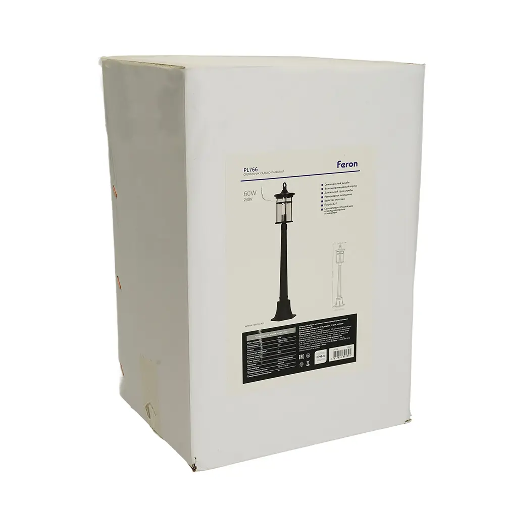 Фото 9 Фонарный столб уличный Feron Турин Fe_51820 60 Вт 101.5 см IP44 цвет черный Фото 9 Фонарный столб уличный Feron Турин Fe_51820 60 Вт 101.5 см IP44 цвет черный