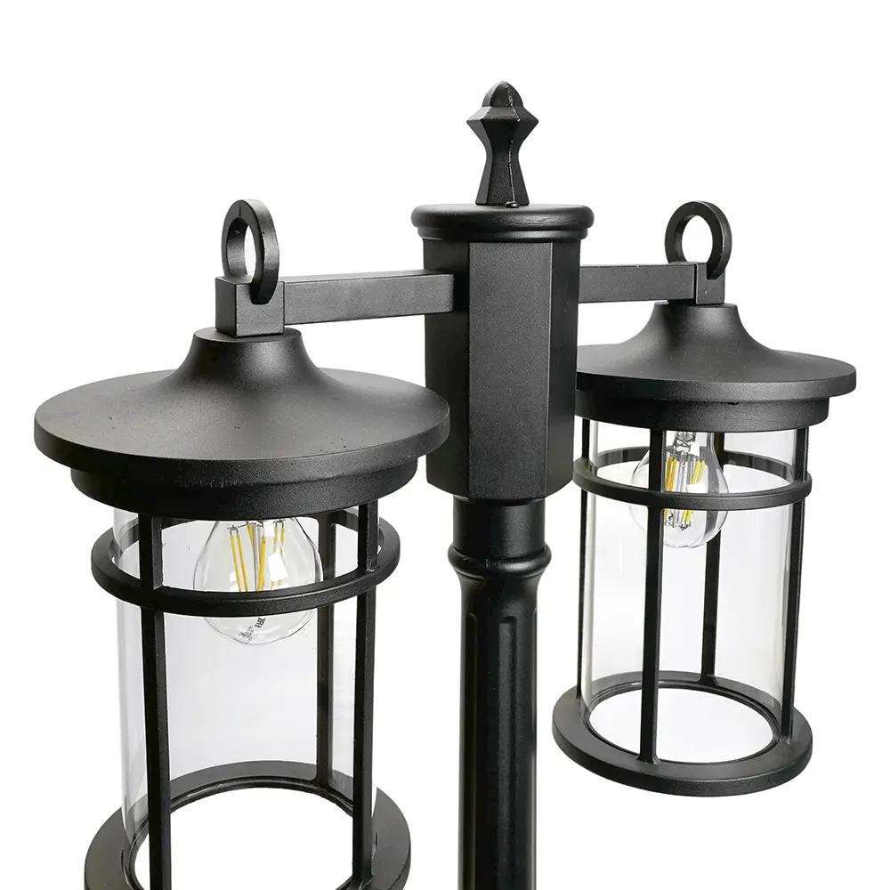 Фото 7 Фонарный столб уличный Feron Турин Fe_51822 60 Вт 200.8 см IP44 цвет черный Фото 7 Фонарный столб уличный Feron Турин Fe_51822 60 Вт 200.8 см IP44 цвет черный