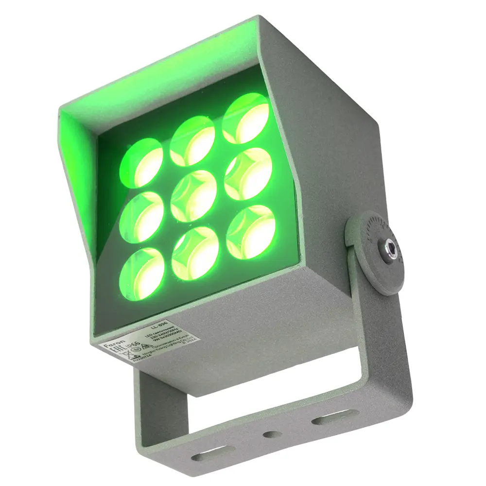 Фото 3 Светодиодный светильник ландшафтно-архитектурный Feron LL-896 AC220-240 9W зеленый IP66 квадрат 51699 Фото 3 Светодиодный светильник ландшафтно-архитектурный Feron LL-896 AC220-240 9W зеленый IP66 квадрат 51699