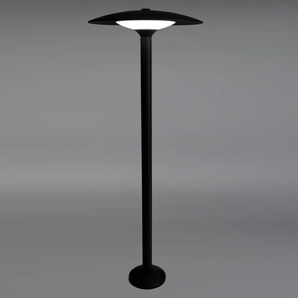 Фото 9 Фонарный столб уличный светодиодный Feron Fe_51980 68 см белый свет цвет черный Фото 9 Фонарный столб уличный светодиодный Feron Fe_51980 68 см белый свет цвет черный