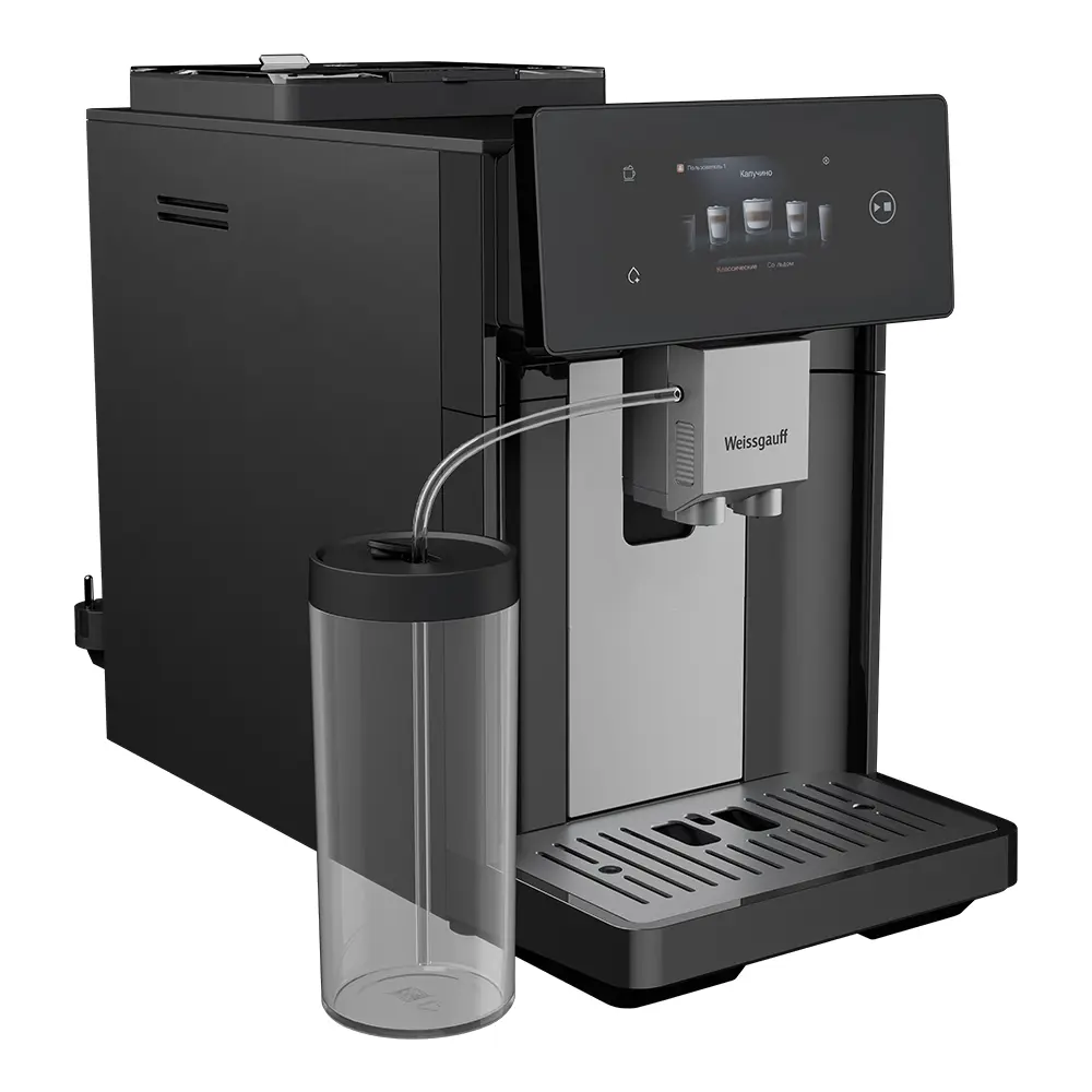 Фото 4 Кофемашина Weissgauff WCM-340 TFT Automatic Touch Cappuccino Nero Фото 4 Кофемашина Weissgauff WCM-340 TFT Automatic Touch Cappuccino Nero