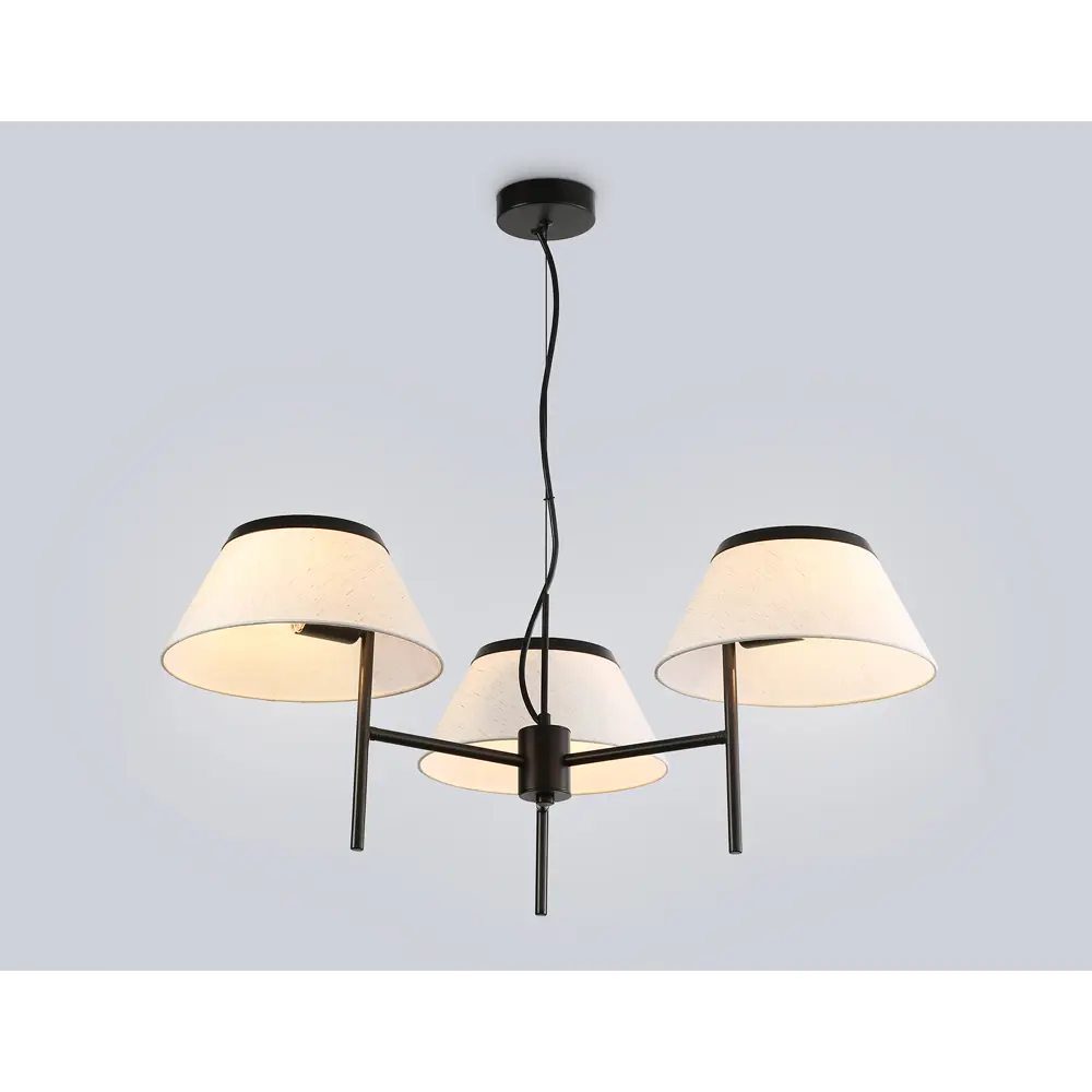 Фото 3 Светильник подвесной Ambrella light High light Lh72451* 3 лампы 10 м² цвет белый/черный Фото 3 Светильник подвесной Ambrella light High light Lh72451* 3 лампы 10 м² цвет белый/черный