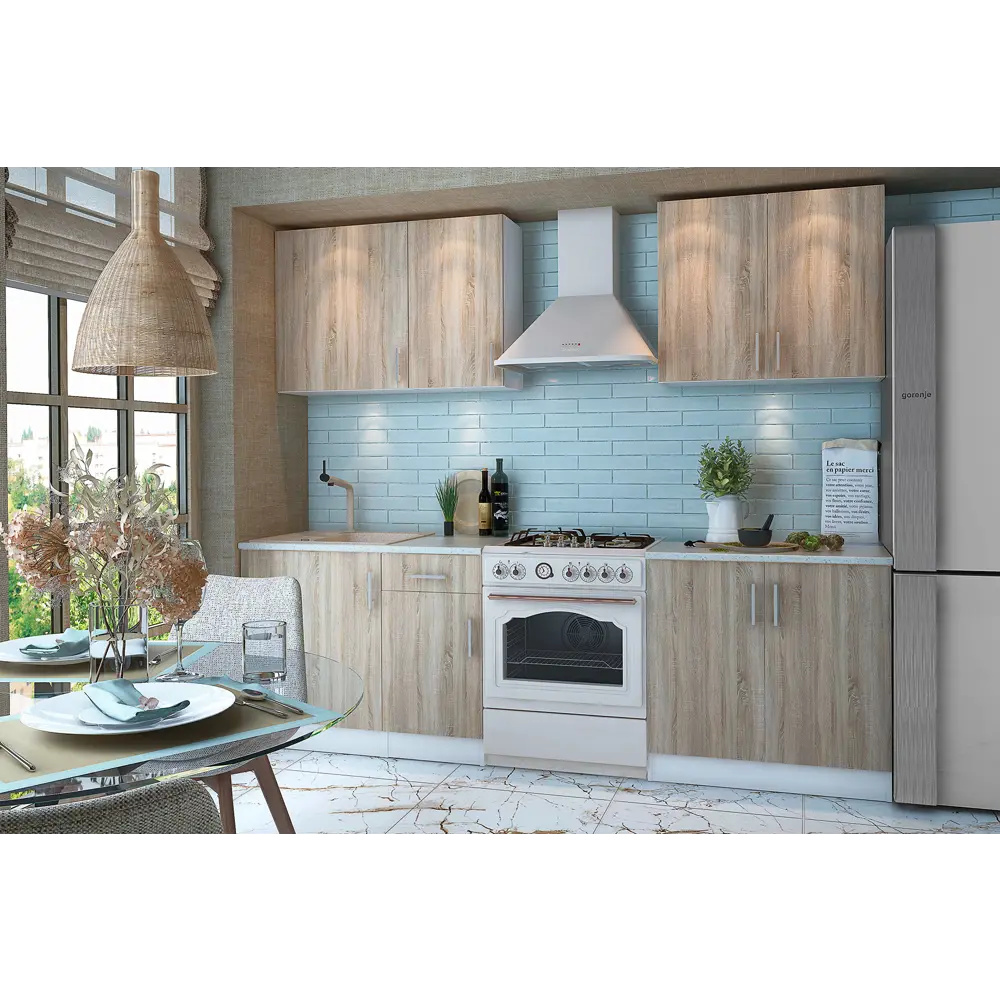 Фото 6 Напольный шкаф Beneli Уют 80x82x60 см цвет бежево-белый ЛДСП Фото 6 Напольный шкаф Beneli Уют 80x82x60 см цвет бежево-белый ЛДСП